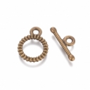 Užsegimas žalvarinis  13x10mm