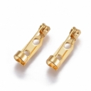 Sagės pagrindas, nerūdijantis plienas, aukso spalvos, 16x5mm