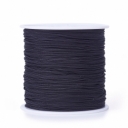 Virvelė juoda, 0,8mm, ritė 92metrai, pintas nailonas