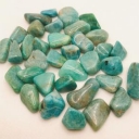 Amazonitas, Namibija, ~9-15x12-20mm