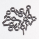 Kilputė su sriegiu 8x4mm, gunmetal- juodo metalo. Pakuotė 5gr.(Apie 65vnt.)