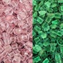 Toho biseris  11/0 TR-11-2720 Glow In The Dark - Pink/Yellow Green