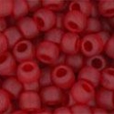 Toho biseris  8/0 TR-08-5CF Transparent-Frosted Ruby