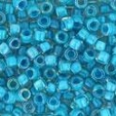 TOHO Treasure TT-01-183 Inside-Color Luster Crystal/Opaque Aqua-Lined