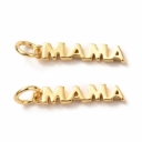 Pakabukas paauksuotas 18K auksu, 16.5x3x2mm
