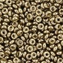 TOHO - Demi Round TN-11-204 11/0 2.2mm Gold-Lustered Montana Blue