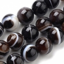 Agatas, apvalus, 10mm,  1vnt