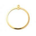 Paskirstytojas, paauksuota 18K, 28x25x1mm, pakuotė 4vnt.