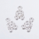 Paskirstytojas, sidabro spalvos, 15x11x2mm , pakuotė 4vnt.