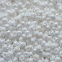 PRECIOSA rocailles. Originali 50 g pakuotė. 11/0 dydis. 46205 baltas blizgus