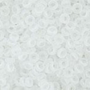 TOHO - Demi Round 11/0 2.2mm TN-11-1F Transparent-Frosted Crystal