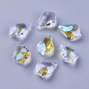 Kristalas barokinis lašas crystal AB, 16x11mm