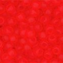 Toho biseris  11/0 TR-11-5F Transparent-Frosted Lt Siam Ruby
