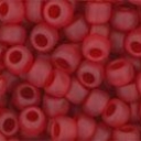 Toho biseris TR-08-5BF 8/0 Transparent-Frosted Siam Ruby