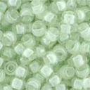 Toho biseris TR-08-1065 8/0 Inside-Color Crystal/Mint-Lined