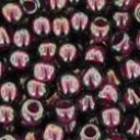 Toho biseris TR-08-1076 8/0 Inside-Color Gray/Magenta-Lined