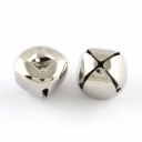 Varpelis, skambaliukas, metalo spalvos, 19~20x19~20x16mm, pakuotė 10vnt.