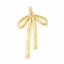 Pakabukas paauksuotas 18K auksu, 30x18.5x2.5mm, pakuotė 2vnt.