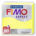 FIMO modelinas effect neon geltona, 57g.