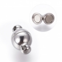 Užsegimas vėriniui nerūdijančio plieno, magnetinis , 6mm