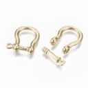Užsegimas paauksuotas 18K, 8~20x16x5mm
