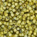 Toho biseris TR-15-246 15/0 Inside-Color Luster Black Diamond/Opaque Yellow-Lined