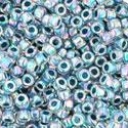 Toho biseris TR-15-773 15/0  Inside-Color Rainbow Crystal/Montana Blue-Lined