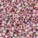 Toho biseris TR-15-771 15/0 Inside-Color Rainbow Crystal/Strawberry-Lined