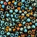 Toho biseris TR-15-721 15/0 Galvanized Blue Gold