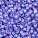 Toho biseris TR-15-934 15/0 Inside-Color Lt Sapphire/Opaque Purple-Lined