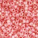 Toho biseris TR-15-779 15/0 Inside-Color Rainbow Crystal/Salmon-Lined