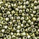 Toho biseris TR-15-457 15/0 Gold-Lustered Green Tea 