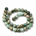 Jaspis, 8mm, juosta ~49vnt.