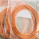 Kieta kanitelė 1mm oranžinė, pakuotė 10g.