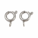 Nerūdijančio plieno užsegimas, 14x9,5x2mm, 1vnt.