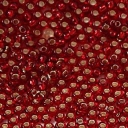 Čekiškas PRECIOSA biseris. Originali 50g pakuotė. 10/0 dydis, tamsiai raudonas su folija 97090