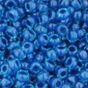 Toho biseris TR-11-932 11/0 Inside-Color Aqua/Capri Lined