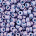 Toho biseris TR-11-1204 11/0 Marble Opaque Light Blue/Amethyst