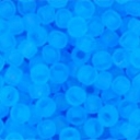 Toho biseris TR-11-3BF 11/0 Transparent Frosted Med Aquamarine