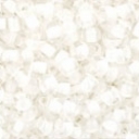 Toho biseris TR-11-981 Inside-color Crystal/Snow Lined