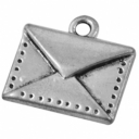 Pakabulas Laiškas Tibeto sidabro 14x15mm
