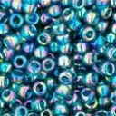 Toho biseris TR-11-167BD 11/0 Transparent-Rainbow Teal