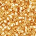 Toho biseris TR-15-2110 15/0 Silver Lined Milky Lt Topaz