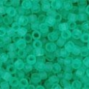 Toho biseris TR-15-72F 15/0 Transparent Frosted Dark Peridot