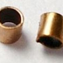 Spaustukai raudonojo vario spalvos vamzdeliai 1.5x1.5mm 1g. pakuotė