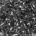 Preciosa Twin - 50g. originali pakuotė, 2,5x5mm, Skaidri šviesiai pilka