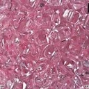 Preciosa Twin - 50g. originali pakuotė, 2,5x5mm, Skaidri rožinė