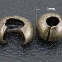 Spastukų paslėpėjai žalvariniai 4mm. Pakuotė 10vnt.