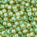 Toho biseris TR-11-380 11/0 Inside color Topaz/Mint Julep Lined