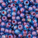 Toho biseris TR-11-381 11/0  Inside color Aqua/Oxblood Lined